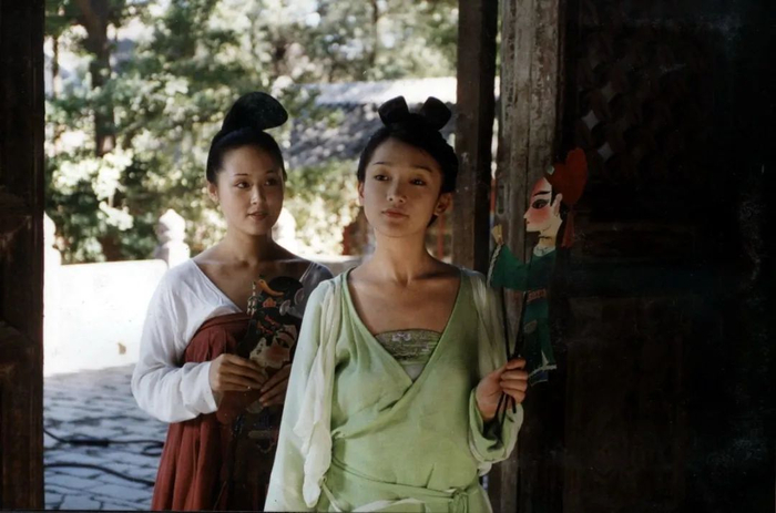 ▲《大明宫词》中，周迅饰演少年太平公主。