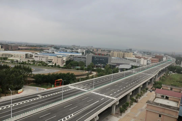 △广佛肇高速公路广州石井至肇庆大旺段。施工单位供图