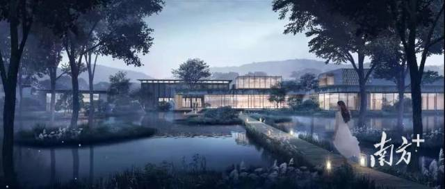 悦榕庄酒店项目建设效果图。