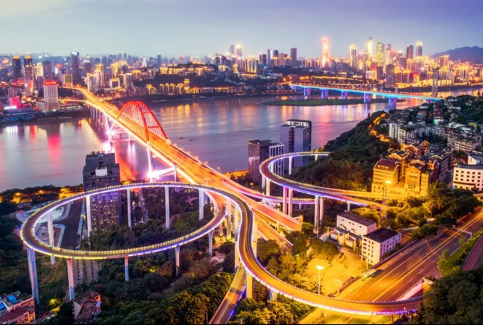 苏家坝立交桥 苏思 摄