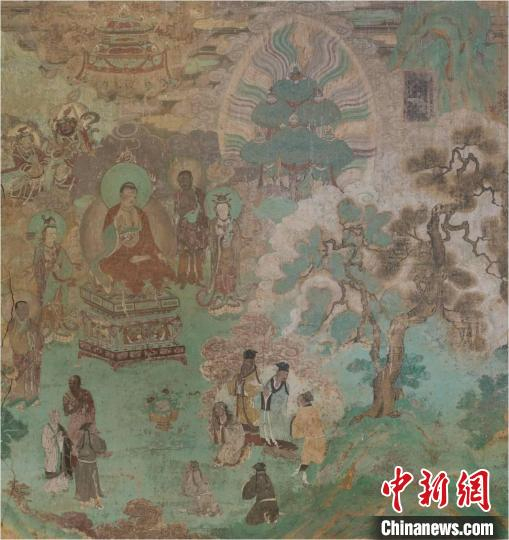 瞿昙寺壁画充分展示了汉藏艺术融合的特点 故宫博物院供图