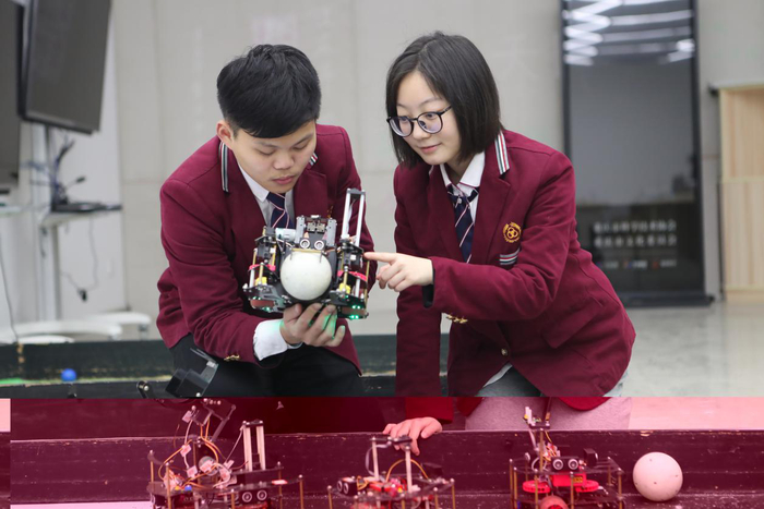 重庆育才中学AP班学生（央广网发 重庆育才中学供图）