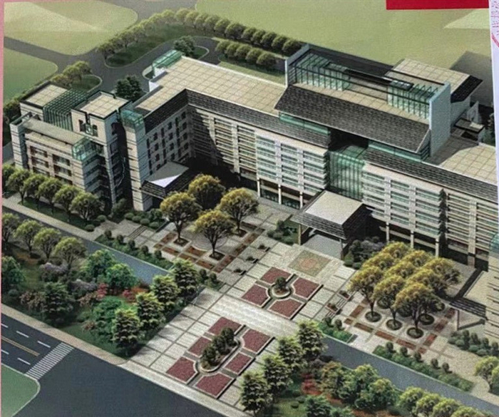 购房人向记者提供的立水桥公园V·中心项目宣传页截图。