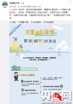 图 《万里山海情 数说闽宁扶贫经》长图（部分截图）