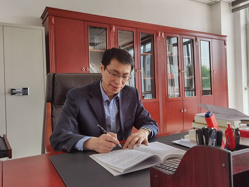 （中国航天科工三院306所所长柳晓辉。央广网记者 黄昂瑾 摄）