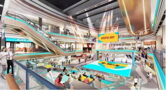 Free+潮流运动百变试炼场效果图