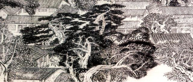 图为《京门九衢图》分段画卷——西安门篇鉴赏