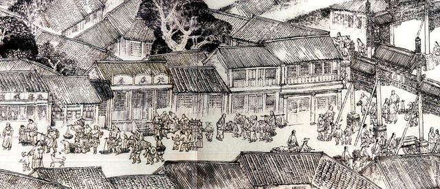 图为《京门九衢图》分段画卷——西安门篇鉴赏