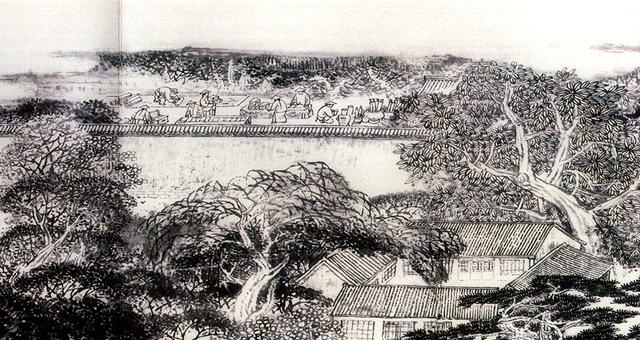 图为《京门九衢图》分段画卷——西安门篇鉴赏