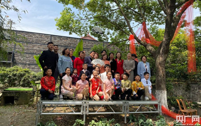 春日朗诵会现场（央广网记者 陈金莲 摄）