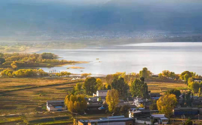 剑湖湿地风光 苏金泉 摄