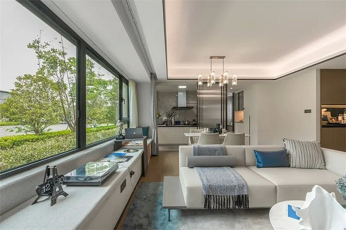 建面约115㎡样板间实景示意图