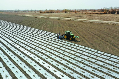 新疆产棉区已拉开棉花春播序幕图GJ