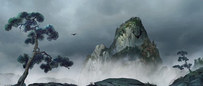 （《枕刀歌》的水墨风景）