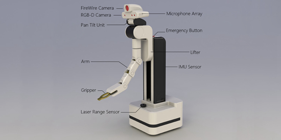     中国科大研发的“可佳”智能服务机器人 受访者供图