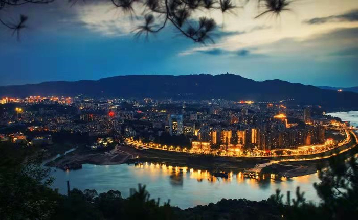 北碚老城区（央广网发 北碚区委宣传部供图）　