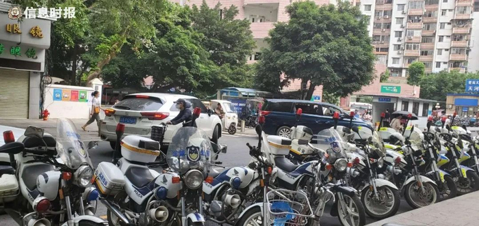天河区棠石路。 信息时报记者 卢舒曼摄