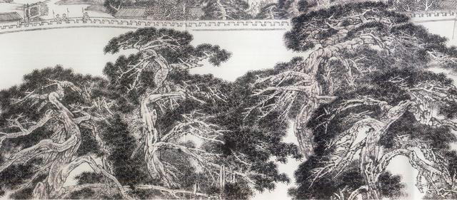 　　图为《京门九衢图》分段画卷——广渠门篇鉴赏