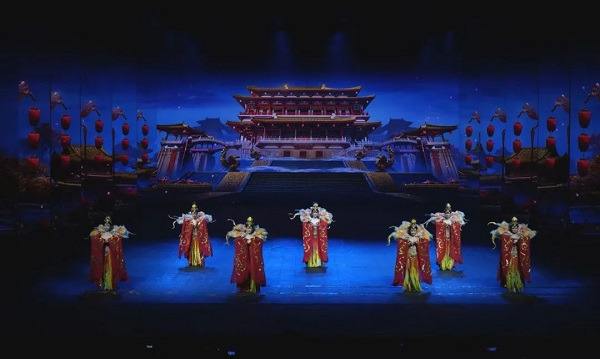 《西安千古情》演出现场 （央广网发 西安市文旅局供图）