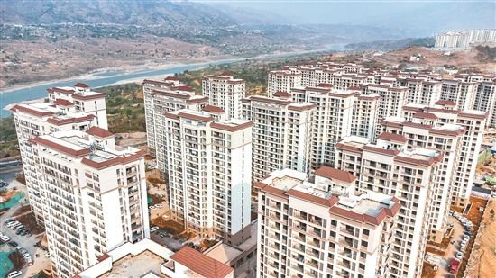 巧家县邱家屿安置点 卢忠灿 摄