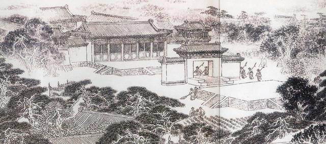 　　图为《京门九衢图》分段画卷——永定门篇鉴赏