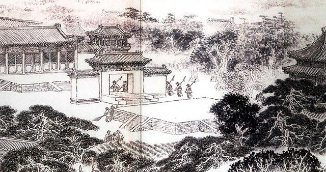 　　图为《京门九衢图》分段画卷——永定门篇鉴赏