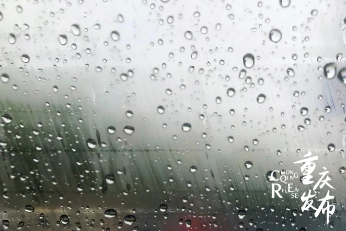 雨滴打在了车窗上  邹乐 摄（资料图）