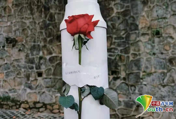 湖北民族大学“应急玫瑰”。学校供图