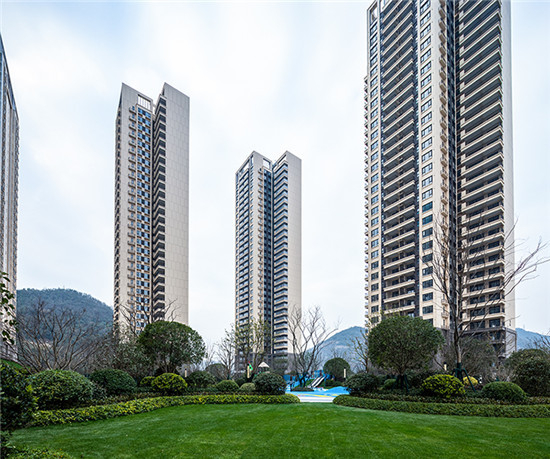 （贵阳万科翡翠公园实拍图，贵阳万科供图，央广网发）