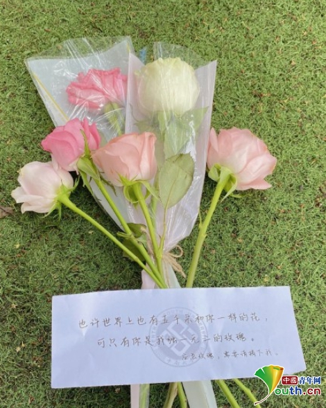 中南民族大学“应急玫瑰”。学校供图