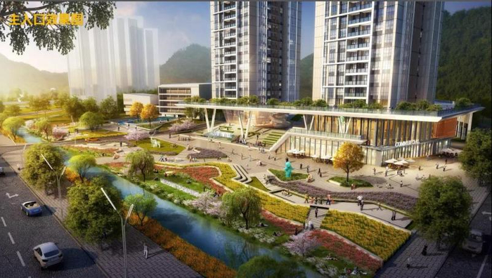 大鹏新区美的工业片区城市更新单元效果图