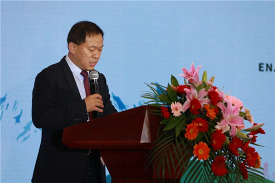 （荣盛康旅黄山公司总经理刘金山致辞，荣盛康旅供图，央广网发）