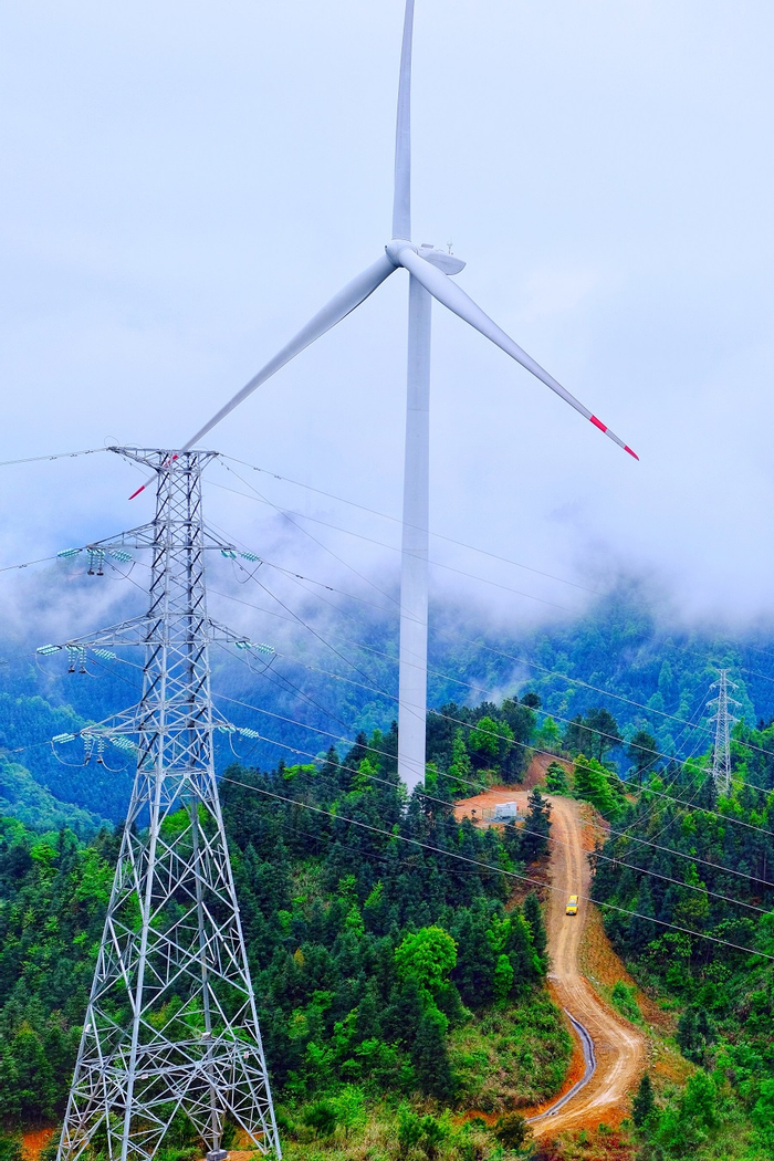 南方电网公司做好新能源配套电网规划建设和发电电源上网接入。（央广网发 李志杰 摄）