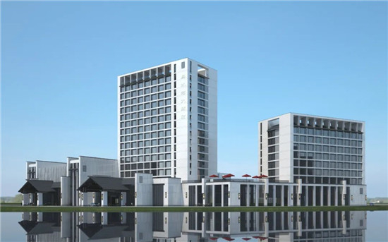 （保定得文阿尔卡迪亚国际酒店效果图，荣盛康旅供图，央广网发）