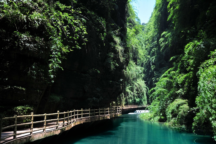  阿依河峡谷风光（央广网发 重庆高速集团东南营运分公司供图）