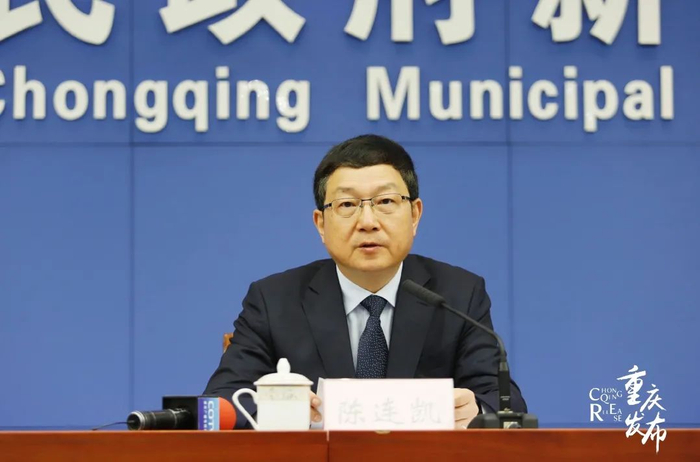 陈连凯介绍相关情况 李聪冲 摄