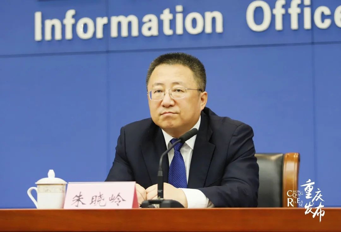 朱晓岭回答记者提问 李聪冲 摄