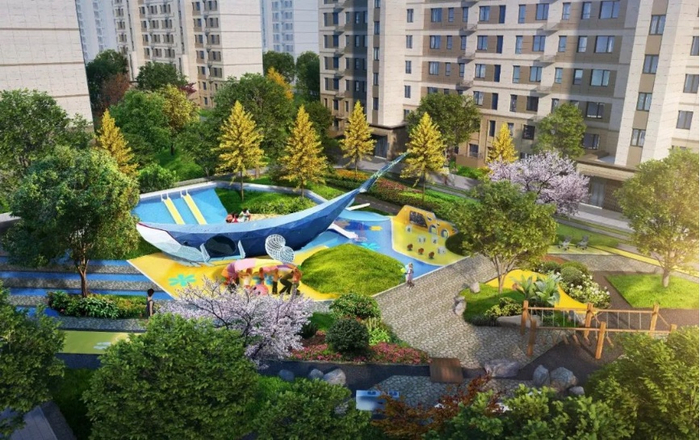 （效果图，金地御峯供图，央广网发）