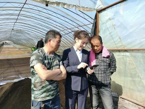 ▲黑龙江绥化市北林区太平川镇胜利村农户苑广福、苑广田兄弟在建行客户经理的指导下成功办理了“农户信用快贷”产品