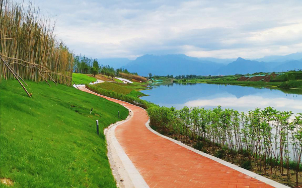 沣河绿道（央广网发 高新区供图）