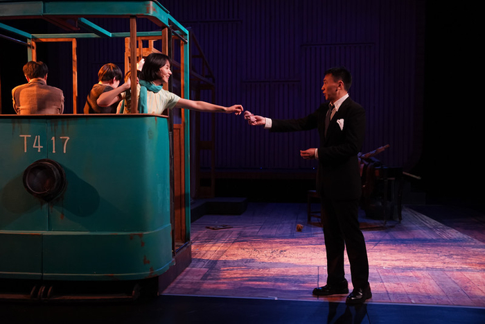 　　国家大剧院话剧《十字街头》排练现场（国家大剧院供图）