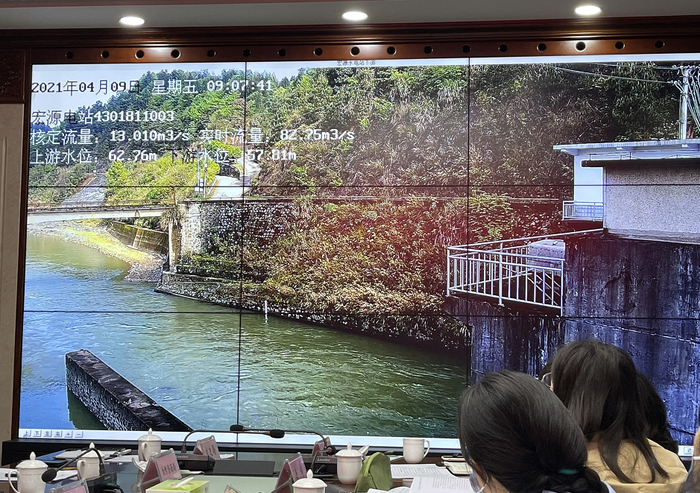 ▲湖南省下泄流量监测平台 苏南/摄