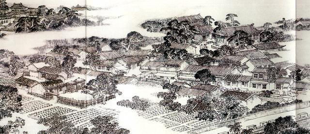 图为《京门九衢图》分段画卷——右安门篇鉴赏