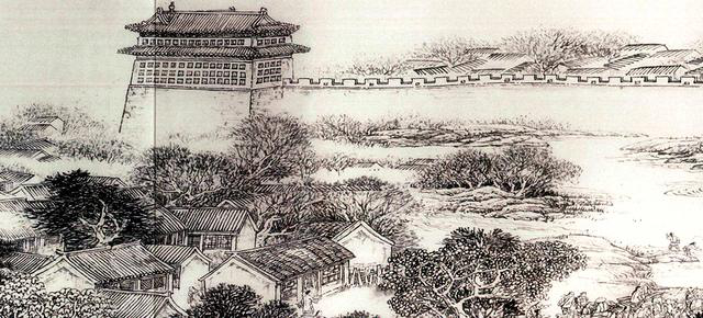 图为《京门九衢图》分段画卷——宣武门篇鉴赏
