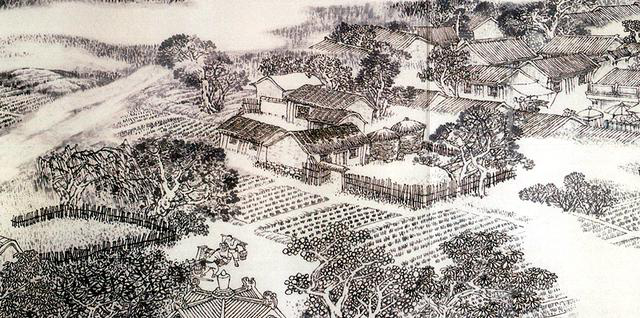 图为《京门九衢图》分段画卷——右安门篇鉴赏