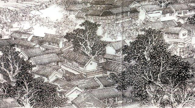 图为《京门九衢图》分段画卷——宣武门篇鉴赏