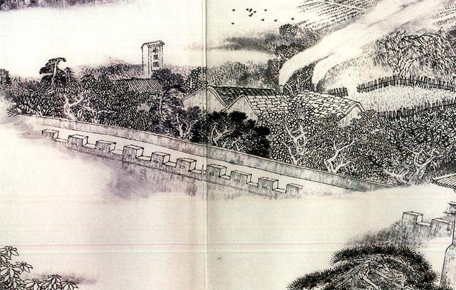 图为《京门九衢图》分段画卷——右安门篇鉴赏