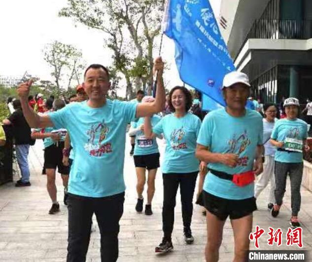 “首届抗郁联合行动·百城万人健心接力跑”顺利收官。　主办方供图