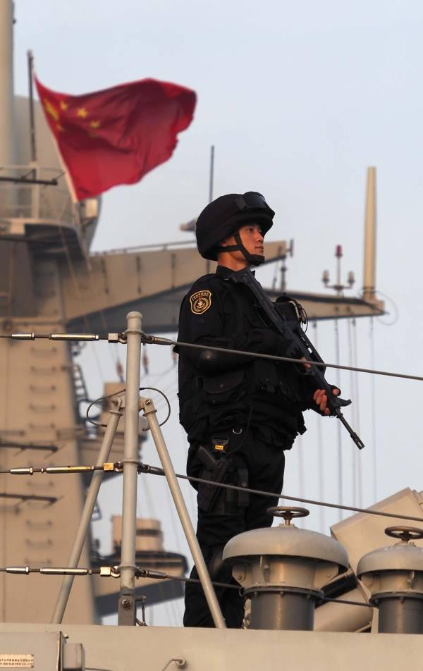 参加维和任务的中国海军（图片来源：视觉中国） 