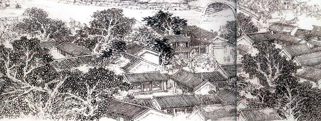 图为《京门九衢图》分段画卷——宣武门篇鉴赏